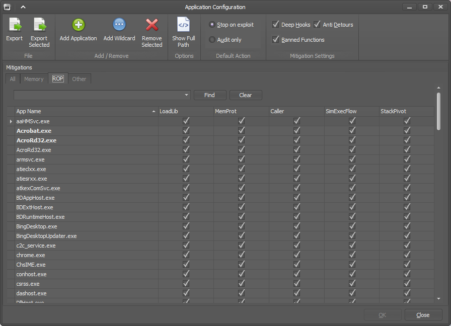 Null page. Программа enhanced Mitigation experience Toolkit.