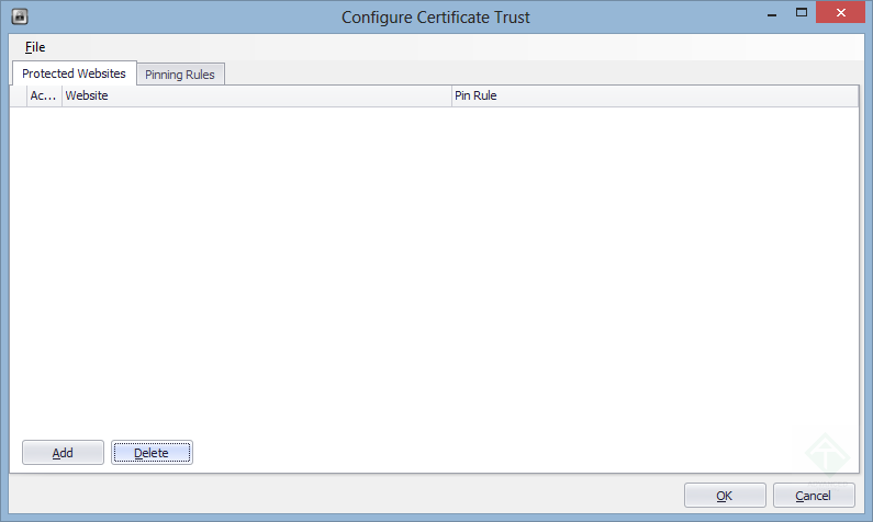 EMET 4.0 - Настраиваем Certificate Trust