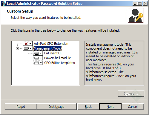 Установка LAPS (Local Administrator Password Solution)