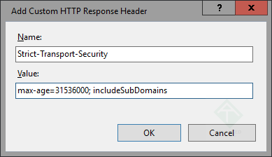Включаем HTTP Strict Transport Security для IIS